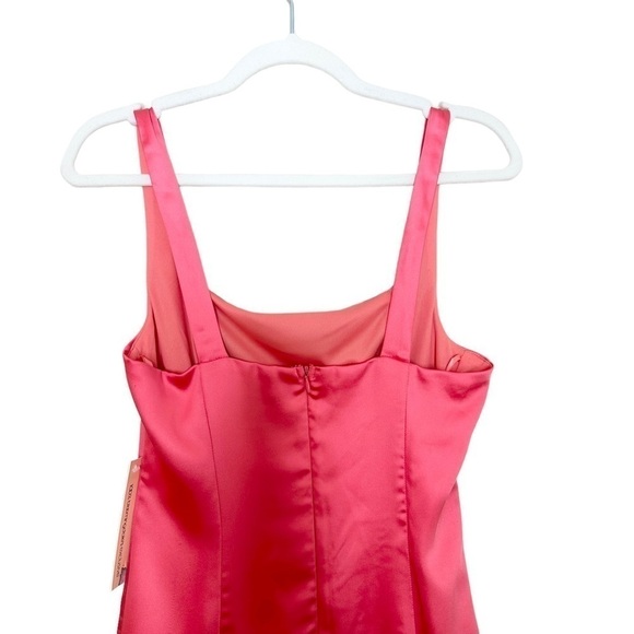 NWT Aqua X Bloomingdale's Small Pink Slip Dress - Picture 4 of 6
